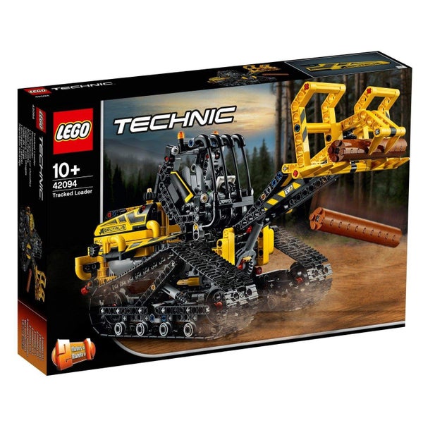 Technic Tracked Loader Excavator Construction Toy Vehicle, 2 in 1 Model, Tracked Carousel 1