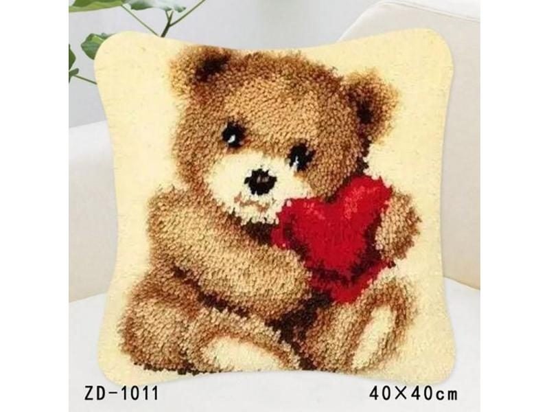 Latch Hook Kits Animal Flower Series Pillowcase 3D Segment Embroidery Pillow Carousel 1