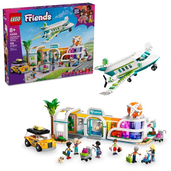 LEGO Friends Heartlake City Airport and Airplane Toy Building Set - Pretend Play Carousel 2