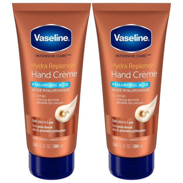 Vaseline Hand Cream 2-Pack - Hydra Replenish Hand Cr?e, Petroleum Jelly, Hyalur Carousel 1