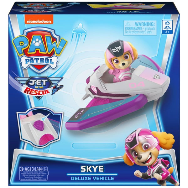 Paw Patrol, Jet to The Rescue Skye Deluxe Transforming Vehicle with Lights and S Carousel 3