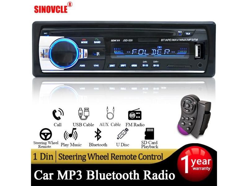 Car Radio Stereo Player Digital Bluetooth Car MP3 Player 60Wx4 FM Radio Stereo Carousel 2