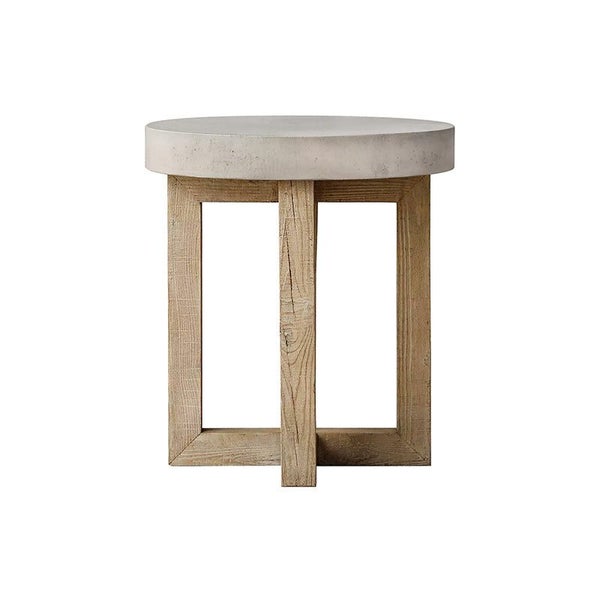 Concrete Quad Side Table Carousel 1