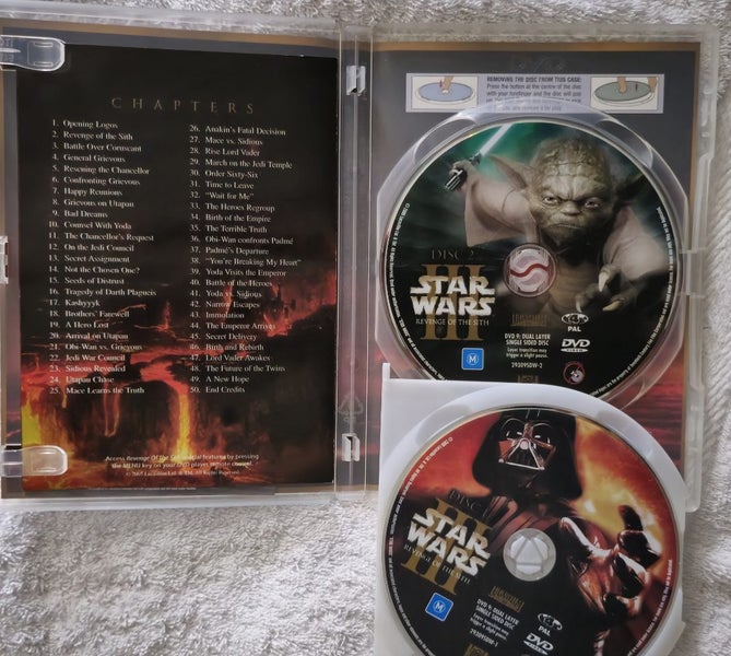 STARWARS 3 REVENGE OF THE SITH MOVIE DVD Carousel 3