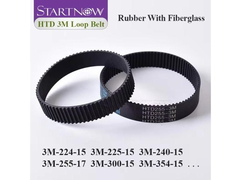Closed Loop Timing Belt Transmission Belts HTD 3M-255-15 Perimeter 225 267 300 Carousel 1
