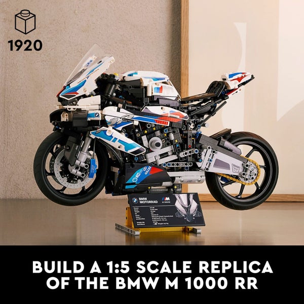 LEGO Technic BMW M 1000 RR 42130 Motorcycle Model Kit for Adults, Build and Disp Carousel 3