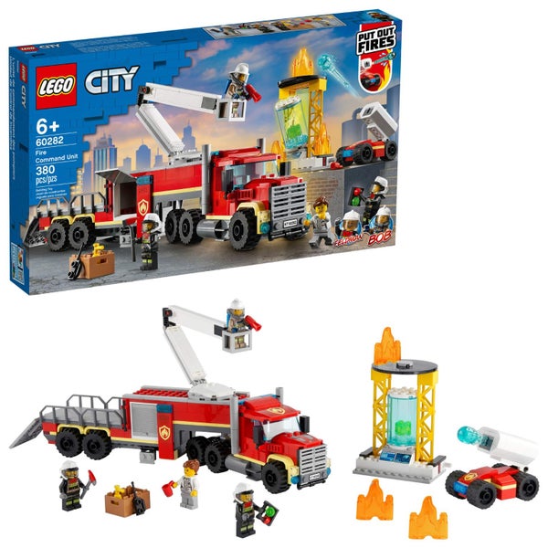 LEGO City Fire Command Unit 60282 Building Kit; Fun Firefighter Toy Building Set Carousel 1