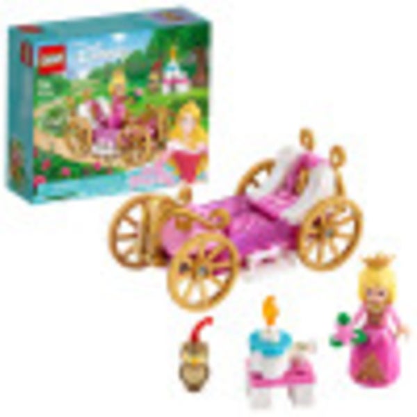 LEGO Disney Aurora? Royal Carriage 43173 Creative Princess Building Kit, New 20 Carousel 1