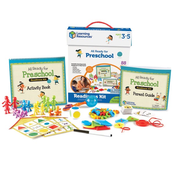 Learning Resources All Ready for Preschool Readiness Kit - 60 Activities Set, Ag Carousel 1