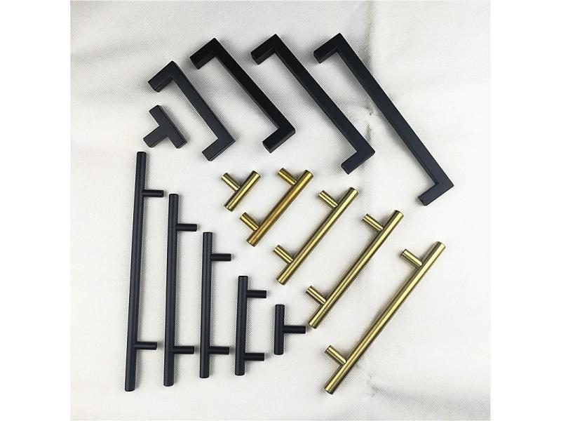 Diameter 10mm Matt Black 12mm Gold Colour Sqaure 12*12mm Black Kitchen Door Carousel 2
