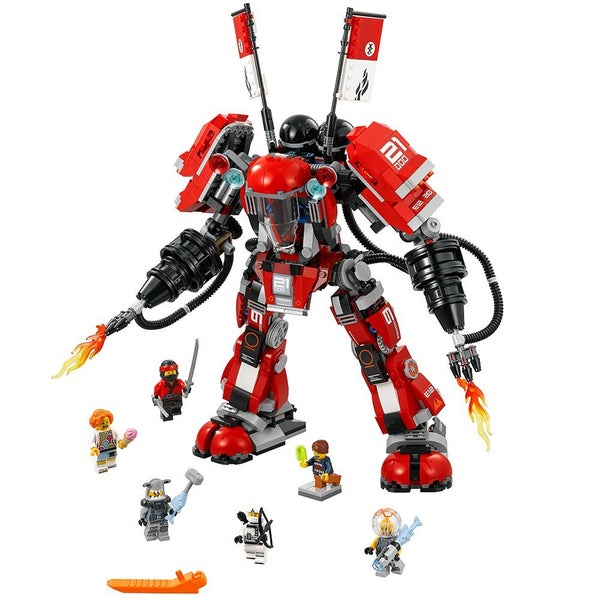 LEGO NINJAGO Movie Fire Mech 70615 Building Kit (944 Pieces) Carousel 1