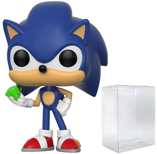 POP Sonic The Hedgehog - Sonic with Emerald Funko Vinyl Figure (Bundled with Com Carousel 1