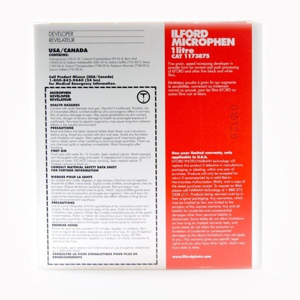 ILFORD MICROPHEN FINE GRAIN FILM DEVELOPER Carousel 2