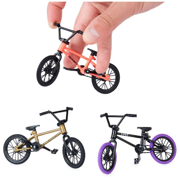 Tech Deck, BMX Finger Bike 3-Pack, Collectible and Customizable Mini BMX Bicycle Carousel 2