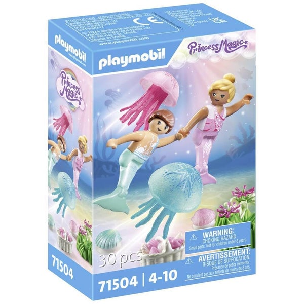 Playmobil Mermaid Children with Jellyfish Carousel 1