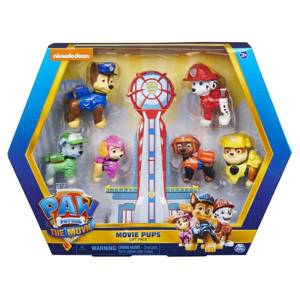 Paw Patrol, Movie Pups Gift Pack with 6 Collectible Toy Figures, Kids Toys for A Carousel 2