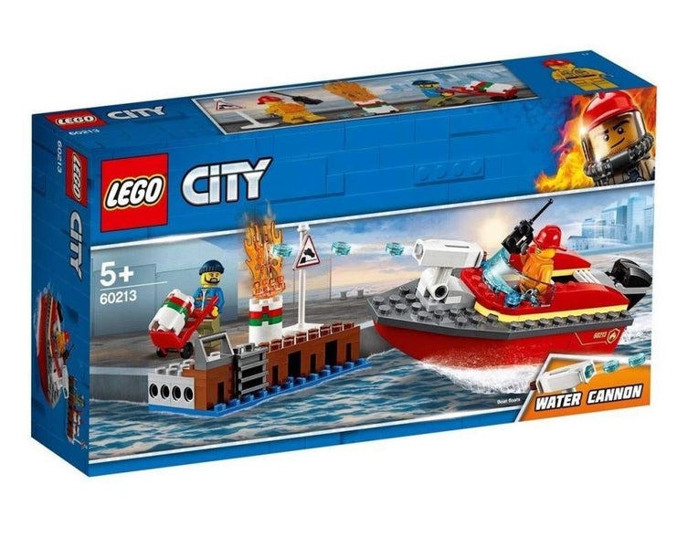LEGO City Dock Side Fire 60213 Building Kit (97 Pieces) Carousel 1