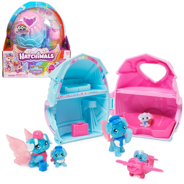 Hatchimals CollEGGtibles, Family Pack Home Playset with 3 Characters and up to 3 Carousel 1