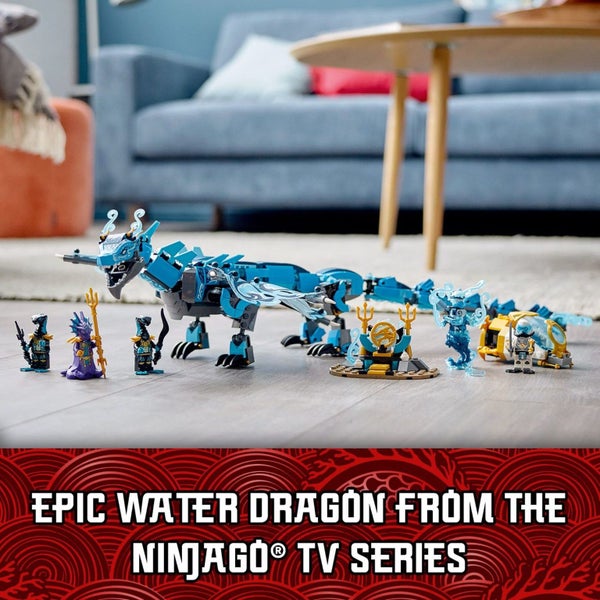 LEGO NINJAGO Water Dragon Toy, 71754 Building Set with 5 Minifigures and Weapons Carousel 2