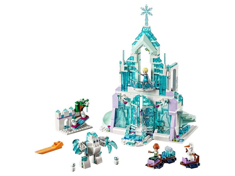 LEGO Disney Frozen Elsa's Magical Ice Palace 43172 Toy Castle Building Kit with Carousel 3