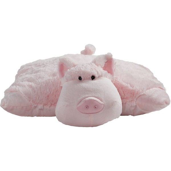 Pillow Pets Originals, Wiggly Pig, 18" Stuffed Animal Plush Toy , White Carousel 2
