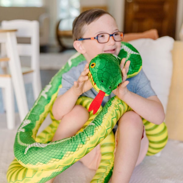 Melissa & Doug Giant Boa Constrictor - Lifelike Stuffed Animal Snake (over 14 fe Carousel 3