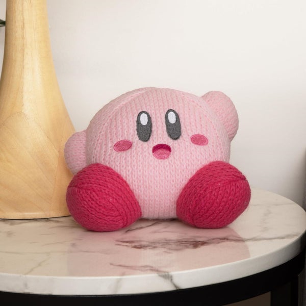 TOMY Nuiguru Knit Kirby Plush - Waving Kirby Plushie - Crochet Plushies - Collec Carousel 2