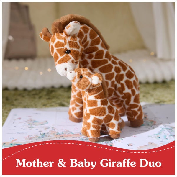 GUND Solana Giraffe and Baby Plush, Premium Giraffe Stuffed Animals for Ages 1 a Carousel 2