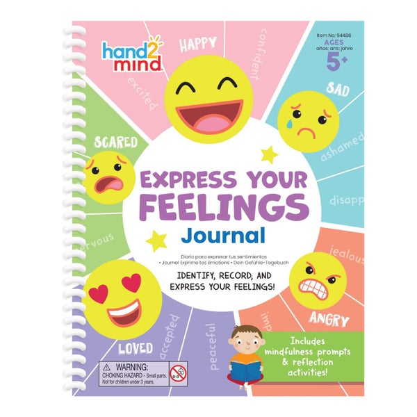 hand2mind Express Your Feelings Journal, Emotions Journal for Kids with Feelings Carousel 1