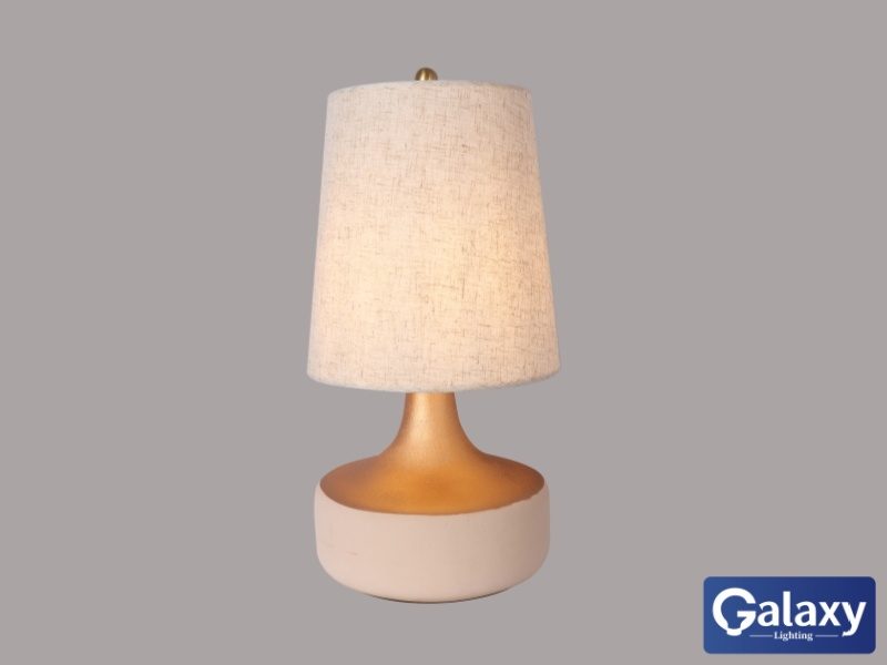 FREE SHIPPING, Ceramic Base With Fabric Lampshade Table Light T110 Carousel 2