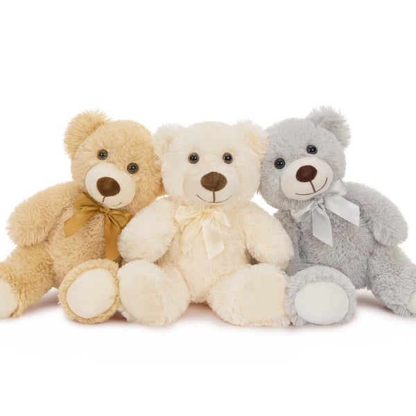 MaoGoLan 3 Pieces Bulk Teddy Bears Stuffed Animals Baby Shower, Soft Small Stuff Carousel 1
