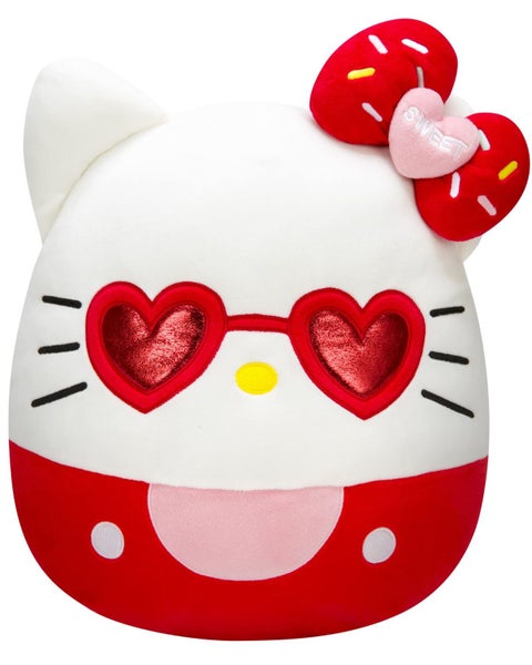 Squishmallows Hello Kitty with Red Glasses 14-Inch Plush - Sanrio Ultrasoft Stuf Carousel 1