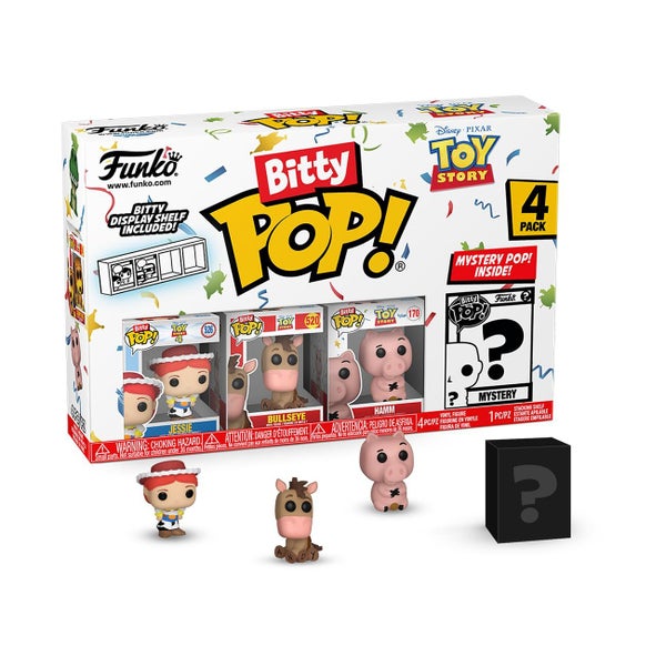 Funko Bitty Pop Toy Story - Jessie 4PK - Jessie, Bullseye, Hamm and A Surprise M Carousel 1