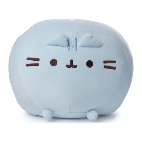 GUND Pusheen Squisheen Squishy Round Plush Stuffed Cat for Ages 1 and Up, Blue, Carousel 1