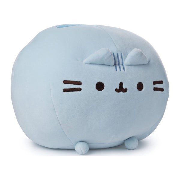 GUND Pusheen Squisheen Squishy Round Plush Stuffed Cat for Ages 1 and Up, Blue, Carousel 2