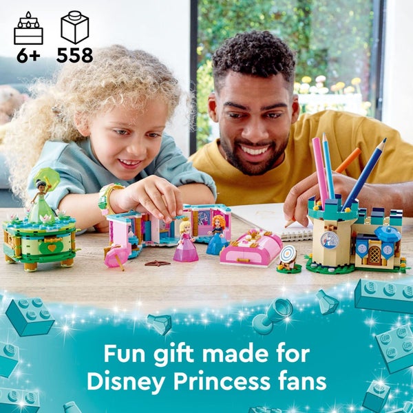LEGO Disney Princess Aurora, Merida & Tiana? Enchanted Creations 43203 Diamond Carousel 2