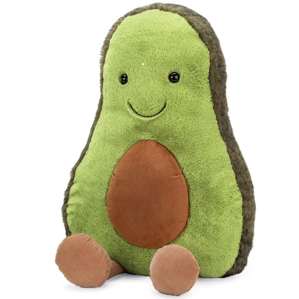 Jellycat Amuseables Avocado Stuffed Toy, Huge 20.5 inches - Vegetable Plush - Fu Carousel 1
