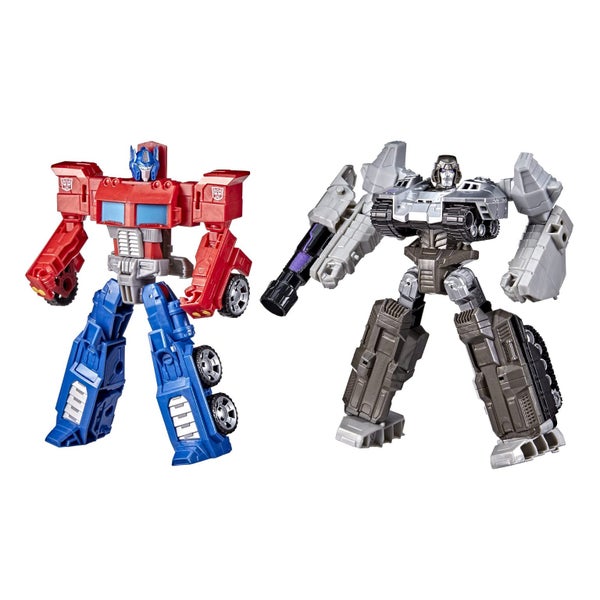 Transformers Toys Heroes and Villains Optimus Prime and Megatron 2-Pack Action F Carousel 1
