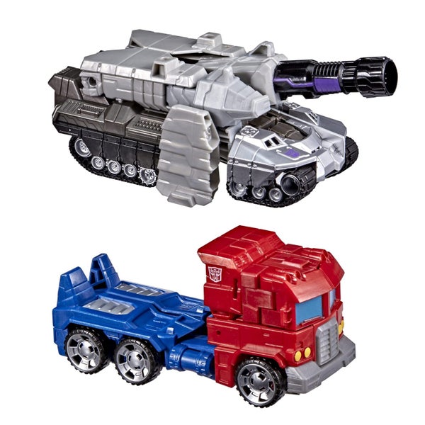 Transformers Toys Heroes and Villains Optimus Prime and Megatron 2-Pack Action F Carousel 2