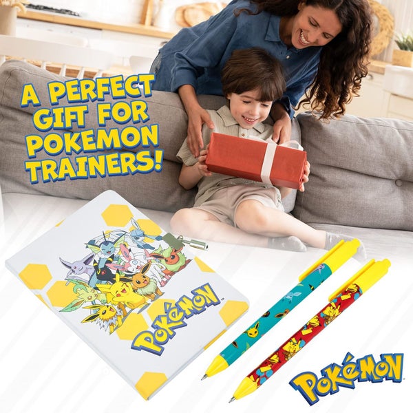Pokemon Stationery Supplies Set - Kids Diary with Lock, Notebook, Pencil Case, P Carousel 3