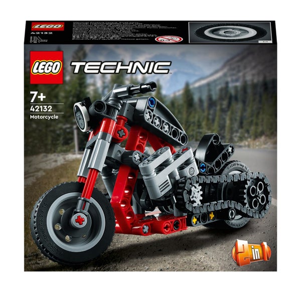 LEGO Technic Motorcycle 42132 Model Building Kit; Give Kids a Treat with This Mo Carousel 1
