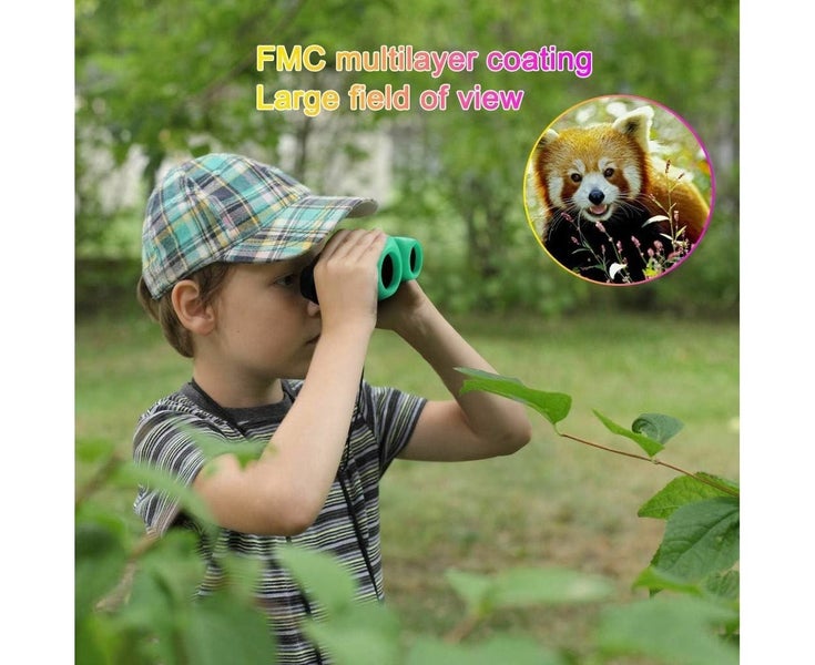 Compact Shockproof Binoculars for Bird Watching Kids Telescope for Teens To Carousel 2