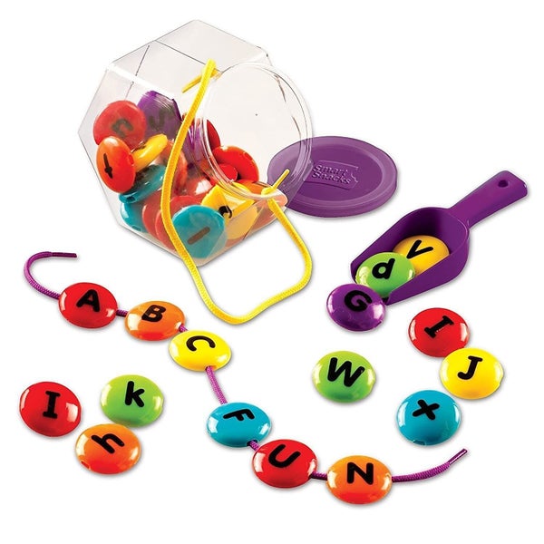 Learning Resources Ler7204 Smart Snacks ABC Lacing Sweets, 28Pcs, Mutli Carousel 1