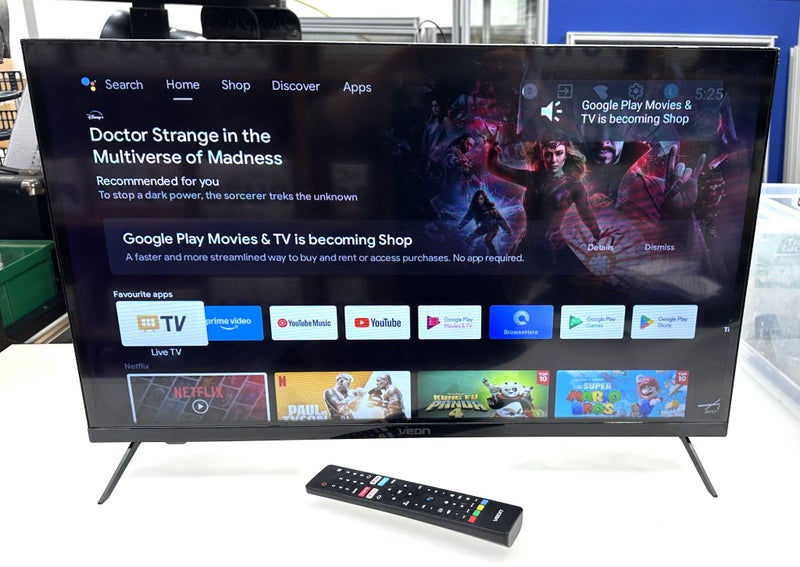 Veon 32 inch HD Android Smart TV - $1 Reserve (Top of Rack 13 Orange Shelf) Carousel 1