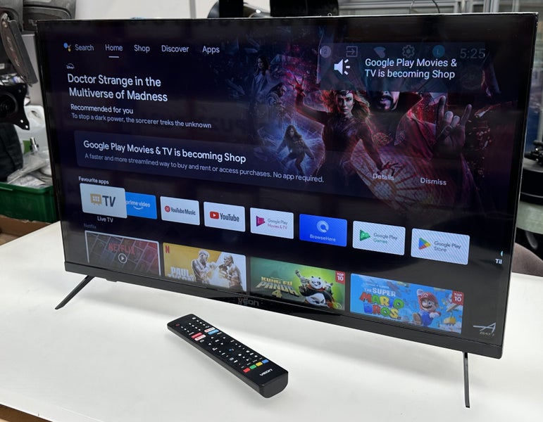 Veon 32 inch HD Android Smart TV - $1 Reserve (Top of Rack 13 Orange Shelf) Carousel 2