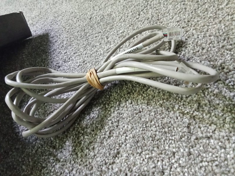 Telephone cable (RJ12 on both ends) Carousel 1