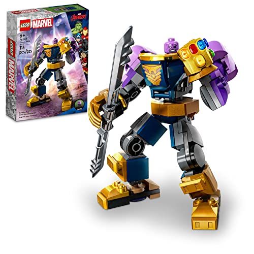 LEGO Marvel Thanos Mech Armor 76242, Avengers Action Figure Set, Building Toy wi Carousel 1