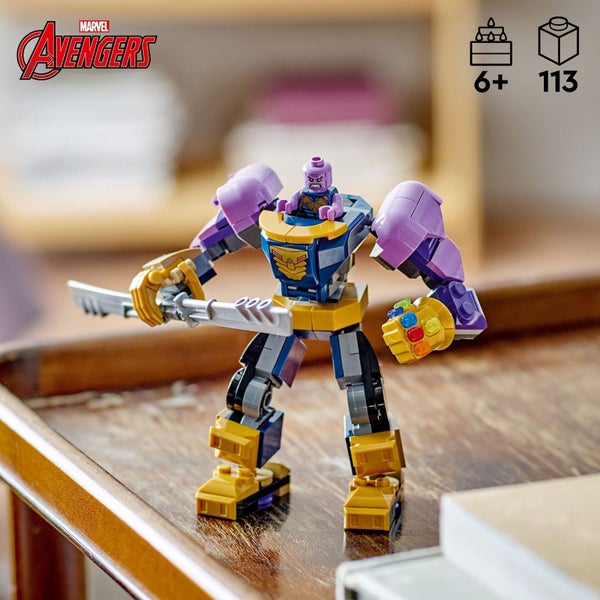 LEGO Marvel Thanos Mech Armor 76242, Avengers Action Figure Set, Building Toy wi Carousel 3