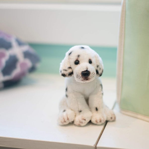 DEMDACO Spotted Dalmatian Dog Children's Plush Beanbag Stuffed Animal Toy Carousel 2