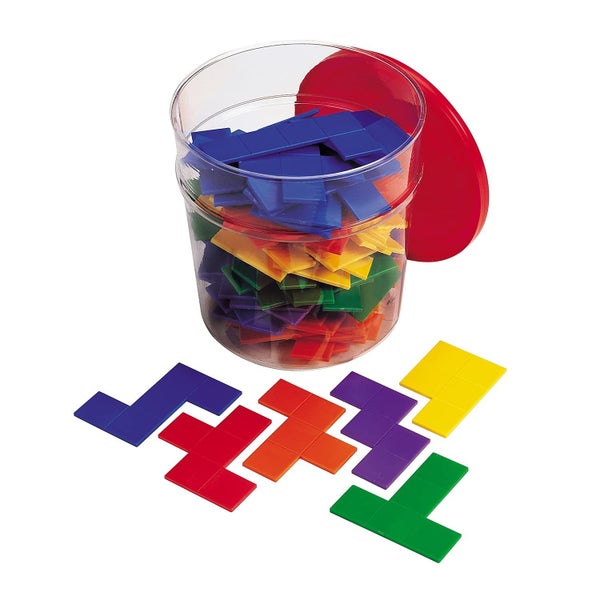 Learning Resources Rainbow Premier Pentominoes - 72 Pieces, Ages 6+ Early Geomet Carousel 1